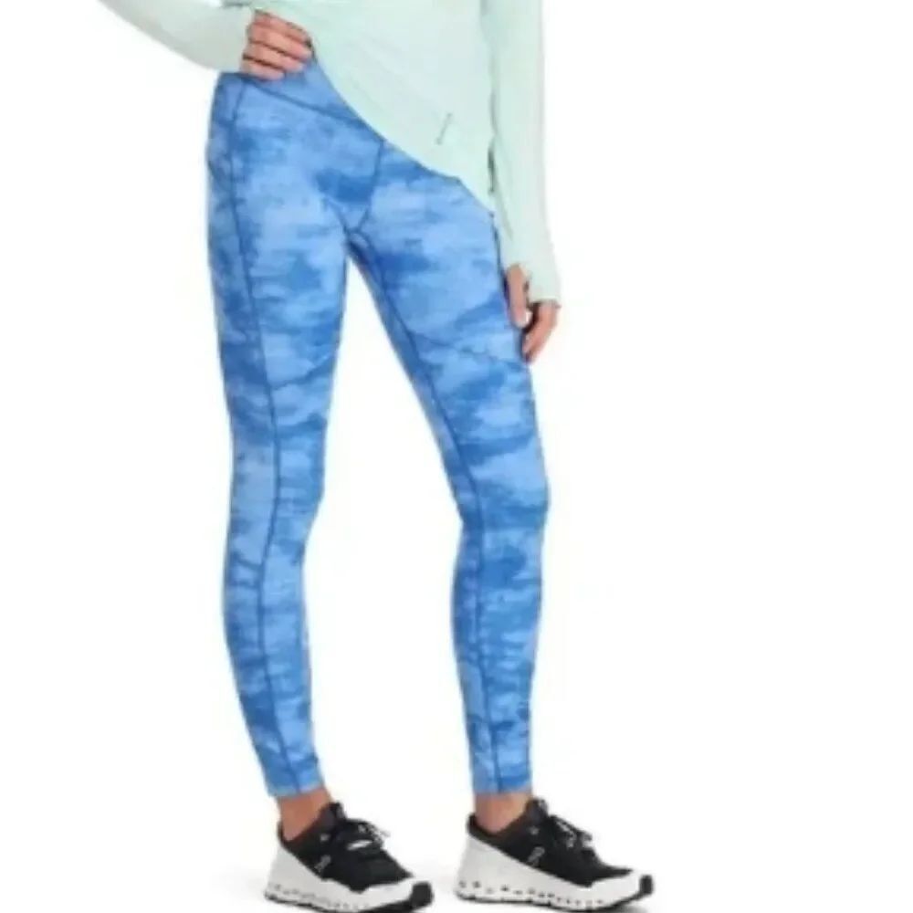 NWT Simms Women's Bugstopper Full Length Leggings Sapphire Daze in L